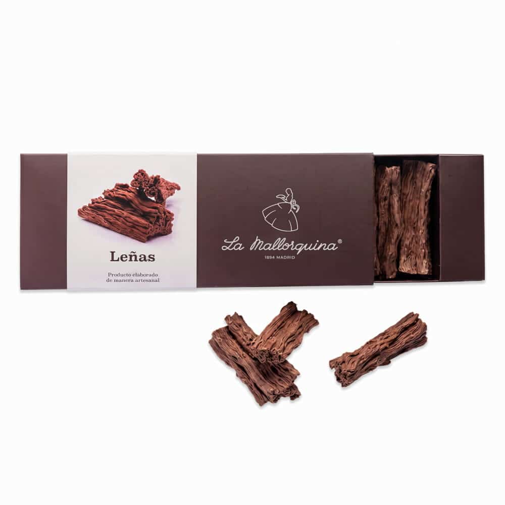 leñas de chocolate artesanales Pastelería La Mallorquina