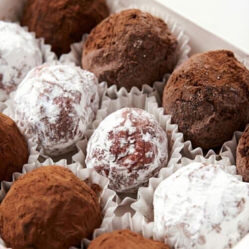 trufas sabores de la mallorquina primer plano