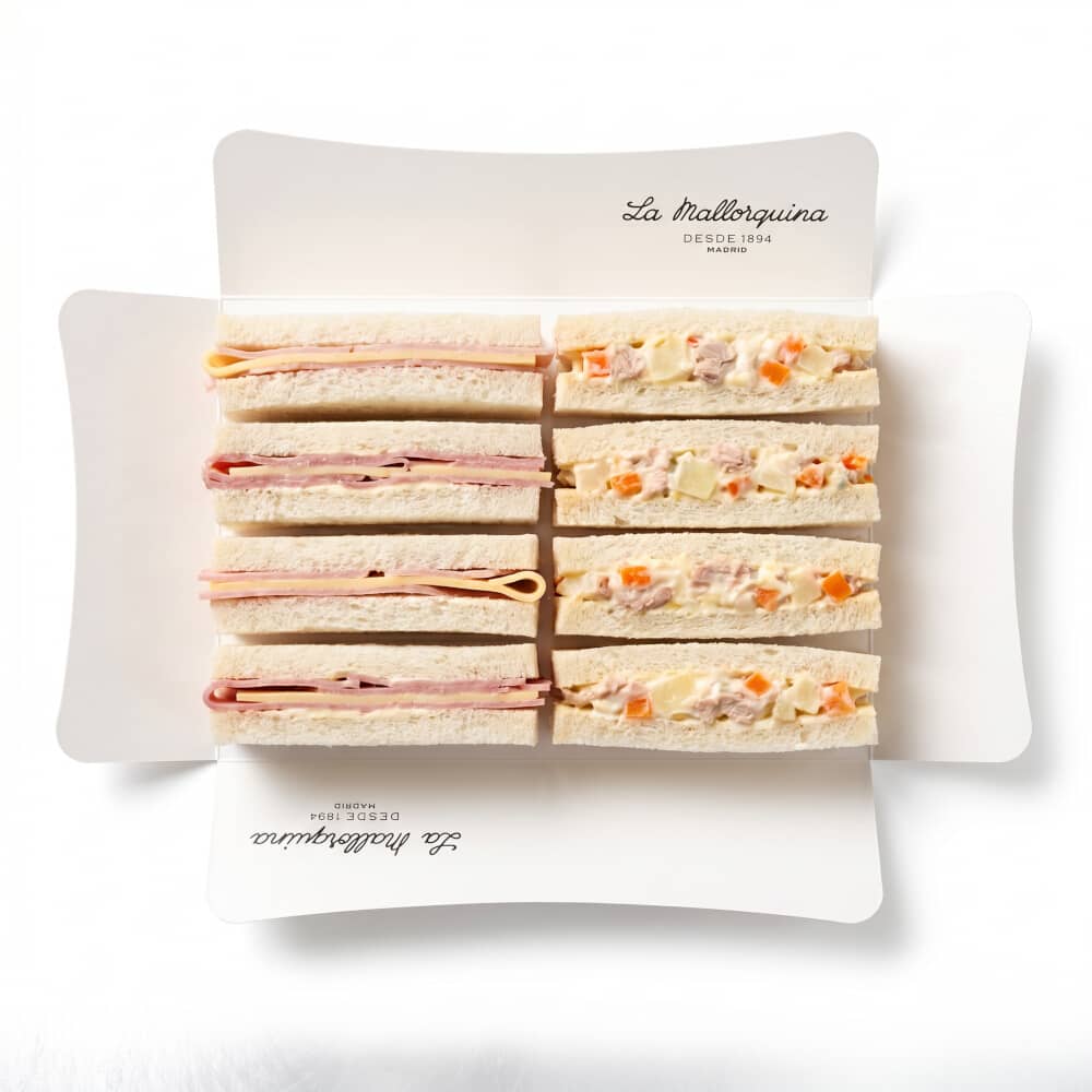 Packs variados sandwiches la mallorquina 8 unidades